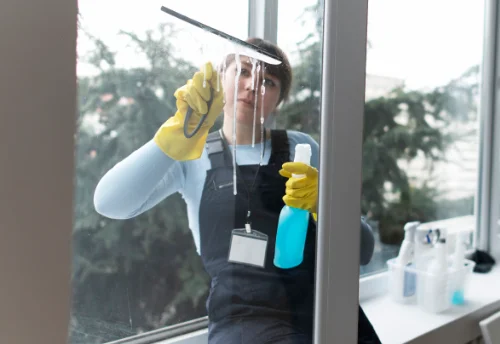 Nettoyage de vitres intérieures et extérieures à Cerisé